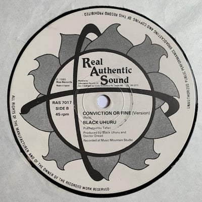 Black Uhuru - Conviction Or Fine picture 2