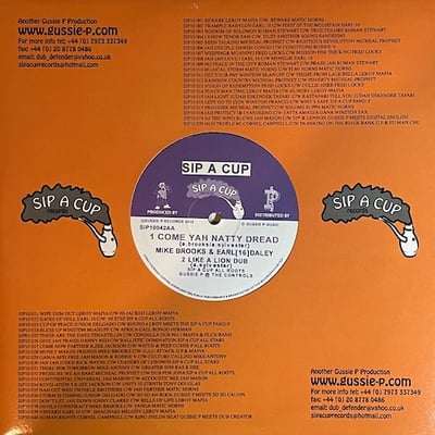 Robbie Valentine, Earl Daley, Mike Brooks - Jah Works  /  Come Yah Natty Dread picture 2