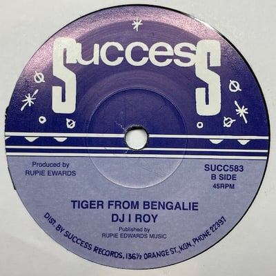The Itals, I-Roy - Ba Da Doo Ba Dey / Tiger From Bengalie picture 2