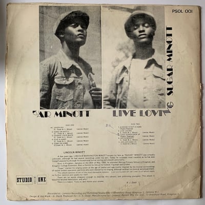 Sugar Minott - Live Loving picture 2