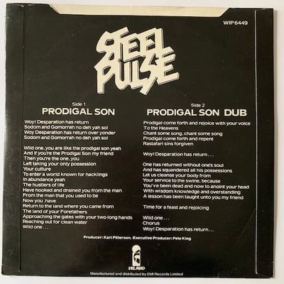 Steel Pulse - Prodigal Son picture 2