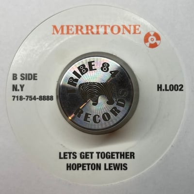 Hopeton Lewis - Rocka Shocka / Lets Get Together picture 2