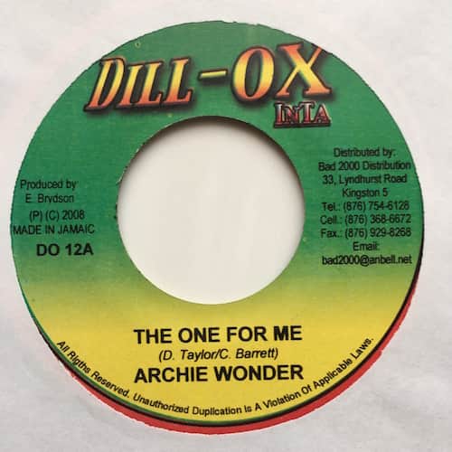 Archie Wonder – The One For Me