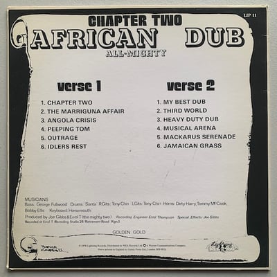 Joe Gibbs & The Professionals - African Dub - All Mighty - Chapter Two picture 2