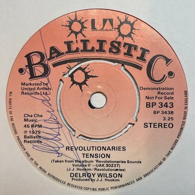 Delroy Wilson - Sharing The Night Together picture 2
