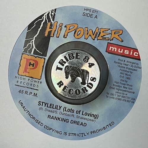 Ranking Dread, The Taxi Gang – Stylelily (Lots Of Loving) / Sitting And Watching Dub