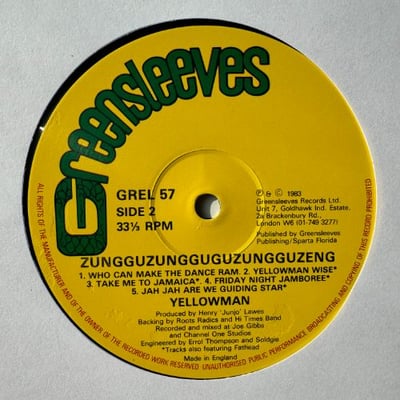 Yellowman - Zungguzungguguzungguzeng picture 4