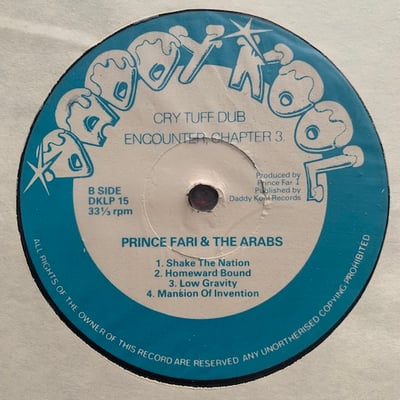 Prince Far I & The Arabs - Cry Tuff Dub Encounter Chapter III picture 4