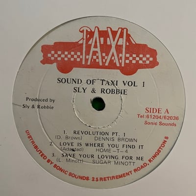 Sly & Robbie - Sound Of Taxi Vol. 1 picture 3