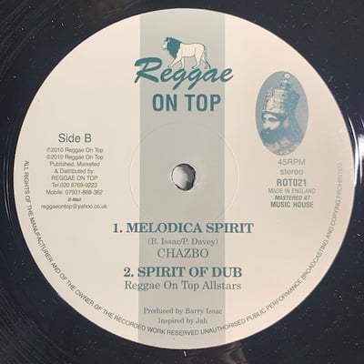 Barry Issac, Chazbo - Spirit Of Jah picture 2