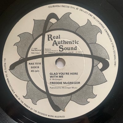 Freddie McGregor - Push Comes To Shove / Glad You're Here With Me picture 2