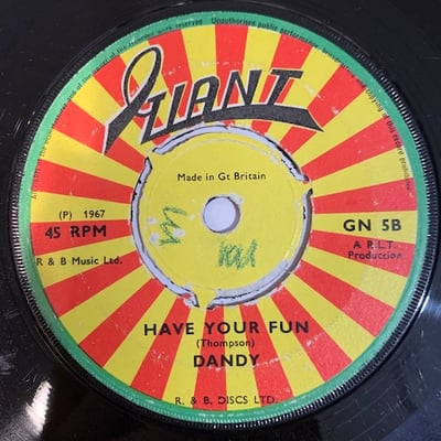 Dandy Livingstone - Puppet On A String / Have Your Fun picture 2