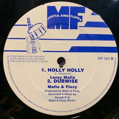Leroy "Mafia" Heywood - Cant Get U Out Off My Mind / Holly Holly picture 2