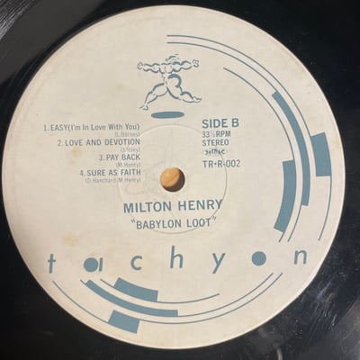 Milton Henry - Babylon Loot picture 4