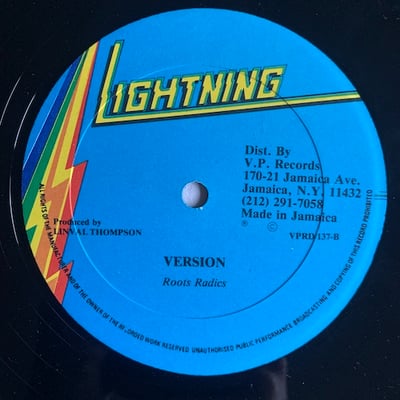 Linval Thompson, The Roots Radics - I Really Love You picture 2