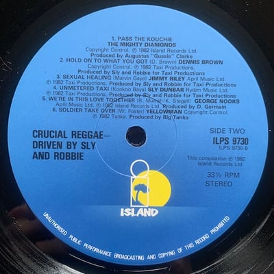 Various - Crucial Reggae - Driven By Sly & Robbie picture 4