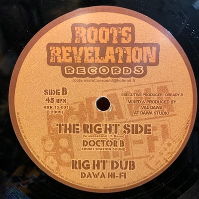 Holyv Jah, Doctor B - Jah Live / The Right Side picture 2