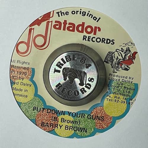 Barry Brown – Put Down Your Guns