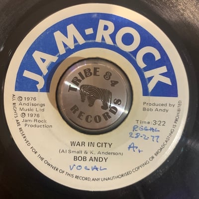 Bob Andy - War In City picture 2