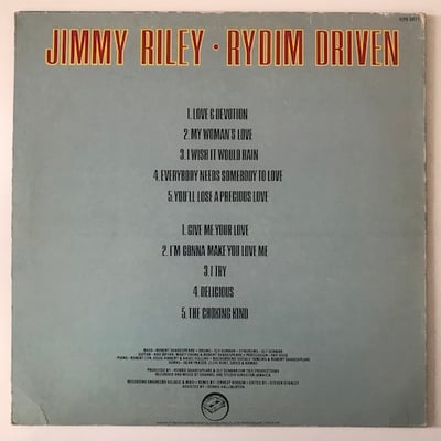 Jimmy Riley - Rydim Driven picture 2