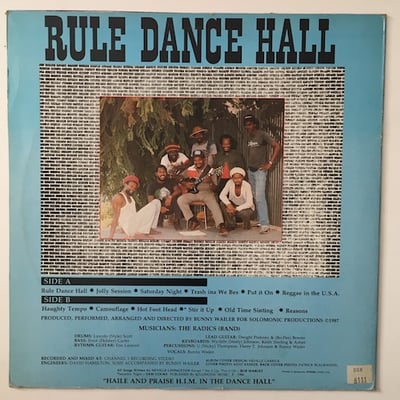 Bunny Wailer - Rule Dance Hall picture 2