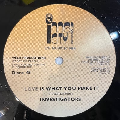 The Investigators - Love Is What You Make Itpicture
