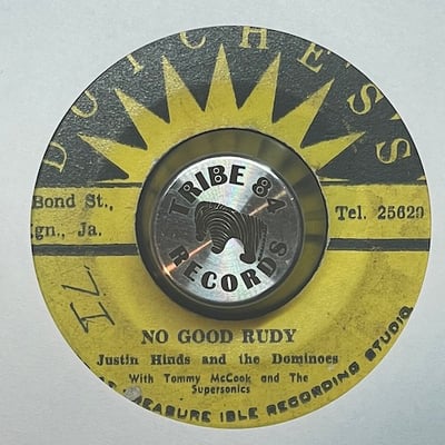 Justin Hinds & The Dominoes, Tommy McCook & The Supersonics - Here I Stand / No Good Rudy picture 2