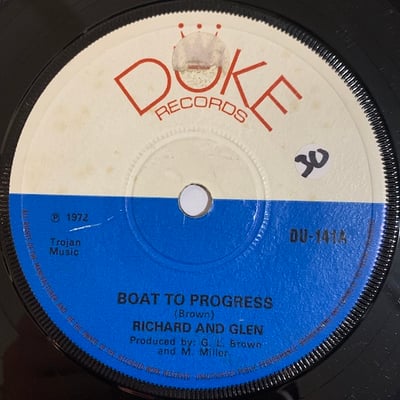 Richard McDonald, Glen Brown - Boat To Progress picture 2