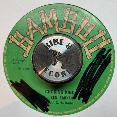Ken Parker - My Whole World Is Falling Down / Choking Kind picture 2