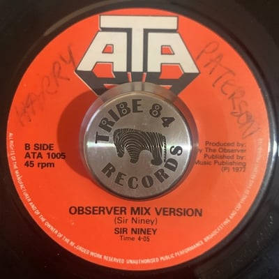 I-Roy, Niney The Observer - Roots Man / Observer Mix Version picture 2