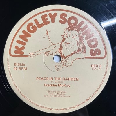 Rags & Riches, Freddie McKay - It's Not Right / Peace In The Garden picture 2