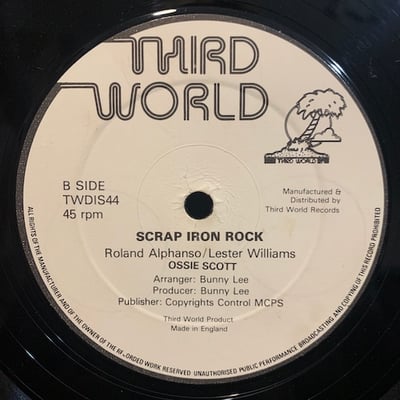 Johnny Clarke, Ossie Scott - Wide Awake In A Dream / Scrap Iron Rock picture 2