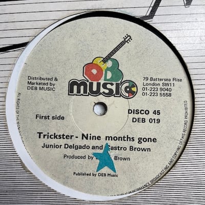 Junior Delgado, Castro Brown, Carlton And The Shoes - Trickster - Nine Months Gone / Better Days picture 2