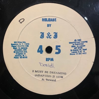 Tinga Stewart, A. Steward - I Am Gonna Fall In Love / I Must Be Dreaming picture 2