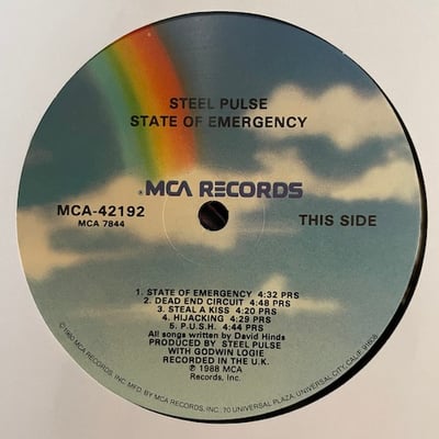 Steel Pulse - State Of Emergency picture 4