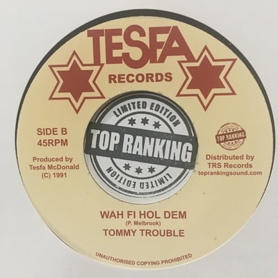 Tony Tuff, Tommy Trouble - Upside Down / Wah Fi Hol Dem picture 2