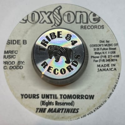 Delroy Wilson, The Martinis - King Pharoah / Yours Until Tomorrow picture 2