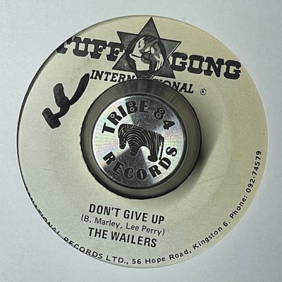 Bob Marley & The Wailers, The Wailers - Rastaman Live Up / Don't Give Up picture 2