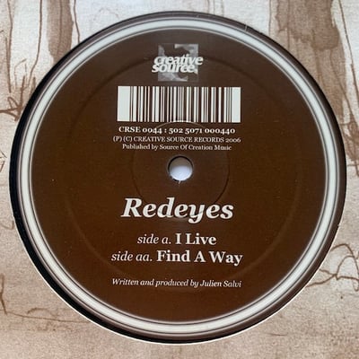 Redeyes - I Live / Find A Way picture 2