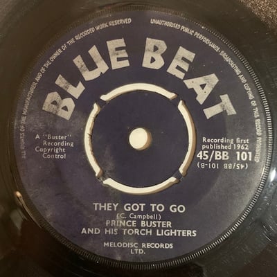 Prince Buster And His Torch Lighters - My Sound That Goes Around / They Got To Go picture 2
