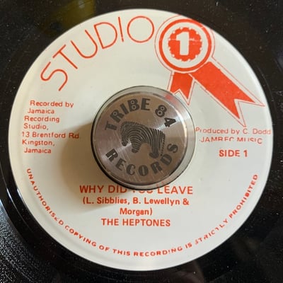 The Heptones - Why Did You Leave picture 2
