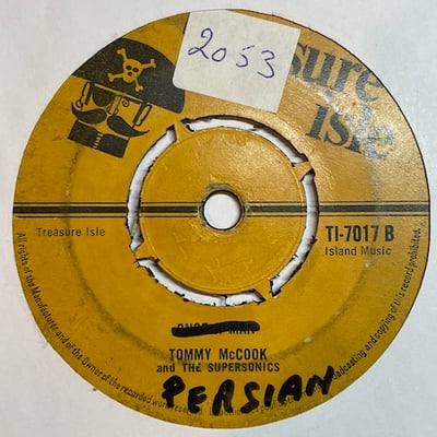 Justin Hinds, Tommy McCook & The Supersonics - Persian Cat / Once A Man picture 2