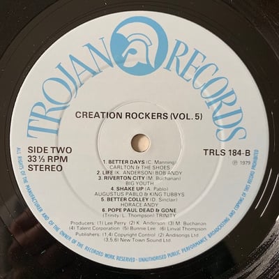 Various - Creation Rockers Volume 5 picture 3