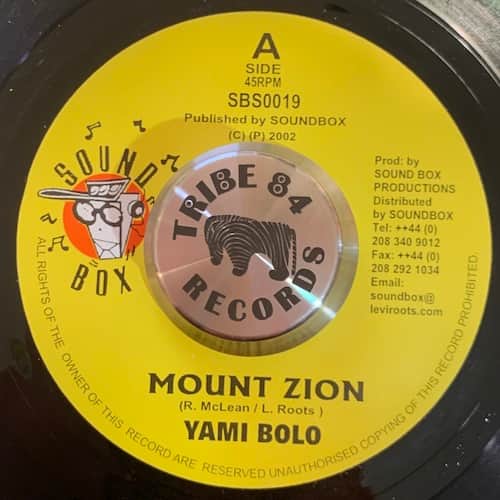 Yami Bolo – Mount Zion