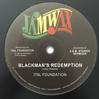 Ital Foundation - Repatriation / Blackman's Redemption picture 2