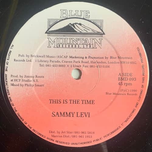Sammy Levi – This Is The Time