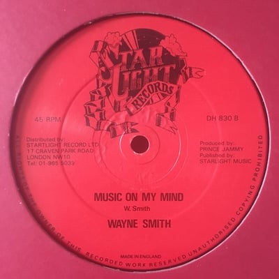 Johnny Osbourne, Wayne Smith - Water Pumping / Music On My Mind picture 2