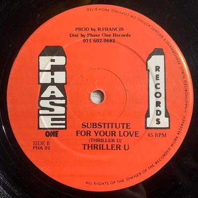 Crime Stoppa, Thriller U - Cool Off The War / Substitute For Your Love picture 2
