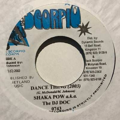 Shaka Pow, Fire Spark - Dance Thing / Prayer picture 2