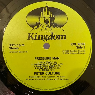 Peter Culture - Pressure Man picture 3